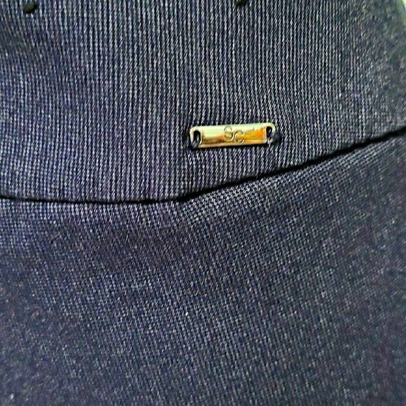 Navy Pullon Straight Pants 10 - Picture 2 of 5